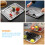 Stainless Steel Grill Plate with Net Rack Small Roasting Pan 5