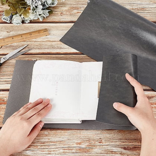 PU Imitation Leather Fabric with Kraft Cardboard Mailing 2