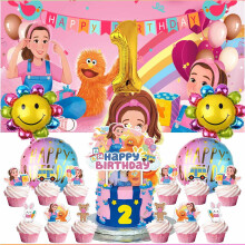 Ms Rachel Party Supplies Decor Kit Balloons Cake Topper