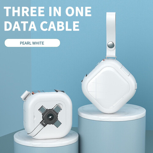 Multi Charging Cable Retractable 3-in-1 for Android and
