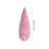 Christmas Miniature Pine Tree Bottle Brush Decoration Pink 3