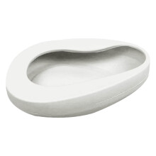 Reusable Metal Bedpan for Home Use, Thickened Stable Design