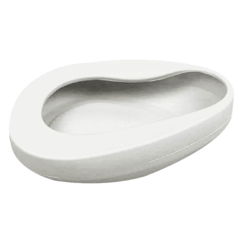 Reusable Metal Bedpan for Home Use, Thickened Stable Design