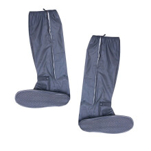 Waterproof Shoe Covers with Zipper M Black