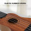 Ukulele for Kids 15-Inch 4-String Nylon String Brown 5