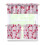 Cherry Kitchen Curtains Set with Valance 3-Piece Rod Pocket 1