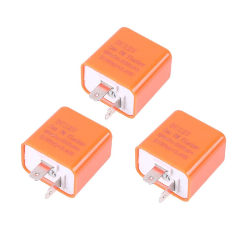Indicator Light Turn Signal Relay for Motorcycle 3 pcs