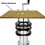 Motor Router Lift 65mm Diameter Woodworking Inverted Base 7