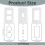 Foam Outlet Insulation Pads 4"x2.5" 15 pcs 2