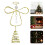 LED Angel Tree Topper Gold Metal 1 Piece 1