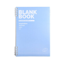 B5 Notebook with 8mm Grids Plastic Cover 60 Sheets