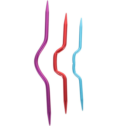 Cable Needle Set Assorted Colors 3 Pieces 2