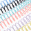 Binder Rings Plastic Spiral Binding Coils 18 pcs 8