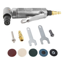 1/4 inch Air Angle Die Grinder 90 Degree Pneumatic Grinding Machine Cut Off Polisher Mill Engraving Tools Set With Spanner Wrench