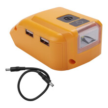 DCB090 Battery Adapter DCB090 Power Source Charger Converter for 18V 20V Max Lithium Battery with Port