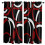 Geometric Circle Red Curtains for Living Room Kitchen 1