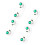 Magnetic Eyeglass Holder Green 8 Pieces 2