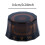 Guitar Knobs Brown 6mm Shaft 4 Pieces 7