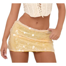 Women's Sequin Mini Bodycon Skirt 70 cm