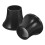 Black Rubber Umbrella Tip Covers 2 Pcs 2