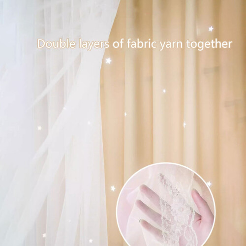 Sheer Lace Curtain Panel for French Doors 1 Piece 2