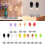 Silicone Ear Mannequin for Piercing Training Left and Right 3