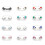 BE-TOOL Magnetic Eyeglass Holders 8Pcs Pink 3