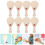 Wooden Paddle Balls Unfinished 10 pcs 3