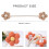 Flower Curtain Tiebacks Metal Rope Holdbacks 4 pcs 5