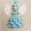Crochet Angel Ornament Kit Light Blue 1 pc 6