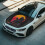 Sunset Savage Car Hood Cover Elastic Fabric Protector for 2