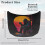 Sunset Savage Car Hood Cover Elastic Fabric Protector for 7