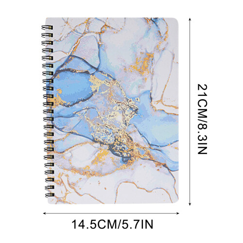 Flip Coil Journal Notebook A5 Marble Pattern 1