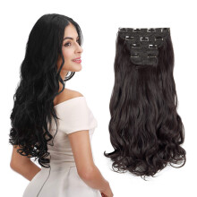 LELINTA Clip-In Hair Extensions 18 inch 24 inch 4 pcs