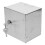Stainless Steel Socket Box Wall Mounted Outdoor Silver 1 3