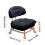 Ergonomic Desk Chair with Reclining Backrest and 360 4