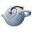 Sky Blue Ceramic Teapot Heat-Resistant 1.5L 2