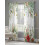 Christmas Sheer Curtains Green Eucalyptus Red Flowers Pine 4