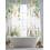 Christmas Sheer Curtains Green Eucalyptus Red Flowers Pine 5