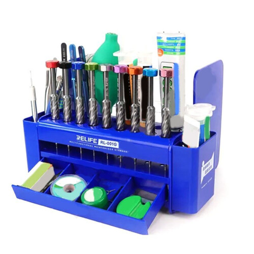 RELIFE RL-001G Multifunctional Maintenance Storage Box Desktop Office Storage Electronic Component Tools Storage 1
