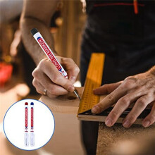 15 StüCk Deep Reach Markers Long Nose Wasserdichter Deep Hole Carpenter Ink , 3 Farben