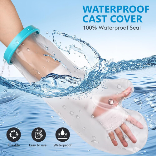Waterproof Cast Cover Reusable Durable for Arm Hand Wrist 1