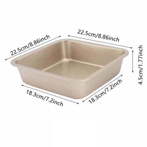 Square Nonstick Roasting Pan 18.3 x 18.3 Inch for Turkey 1