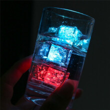 Wasserdichter LED-EiswüRfel, 12 StüCk, Mehrfarbig, Blinkend, Leuchtet im Dunkeln, LED-Licht, EiswüRfel Glowinthedark für Trinkpartys