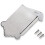 Mandolin tailpiece silver with cover and screws 1
