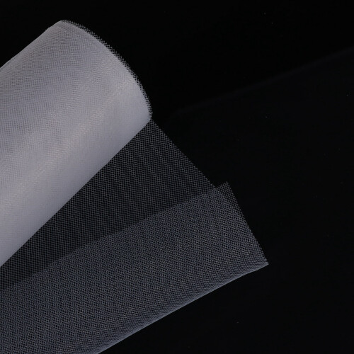 Light Grey Mesh Tulle Fabric 1 Yard 2