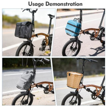 NEWBOLER Metal Front Rack for  Bike Bag Front  Shelf Luggage Rack Bicycle Accessories