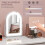 Homcom HOMCOM Vanity Mirror with 3 Colour Light, 360 Degree Rotation, Touch Screen 4