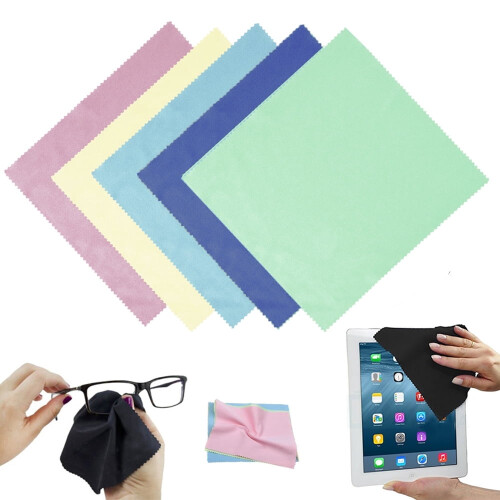 Microfiber Cleaning Cloths Soft Suede 50 pcs 15x18 cm 2