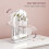 Homcom HOMCOM Vanity Mirror with 3 Colour Light, 360 Degree Rotation, Touch Screen 7